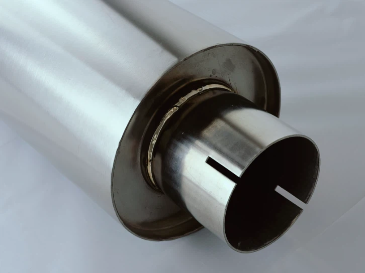 Toba de eșapament din oțel inoxidabil periat